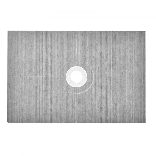 VEVOR Duschrand-Set, 1219 x 1828 mm Duschwannen-Set mit 160 mm zentralem Abfluss, leichte EPS-Duschinstallations-Sets mit 2 wasserdichten Tüchern, Duschwannen-Neigungsstangen passend für Badezimmer – Bild 10
