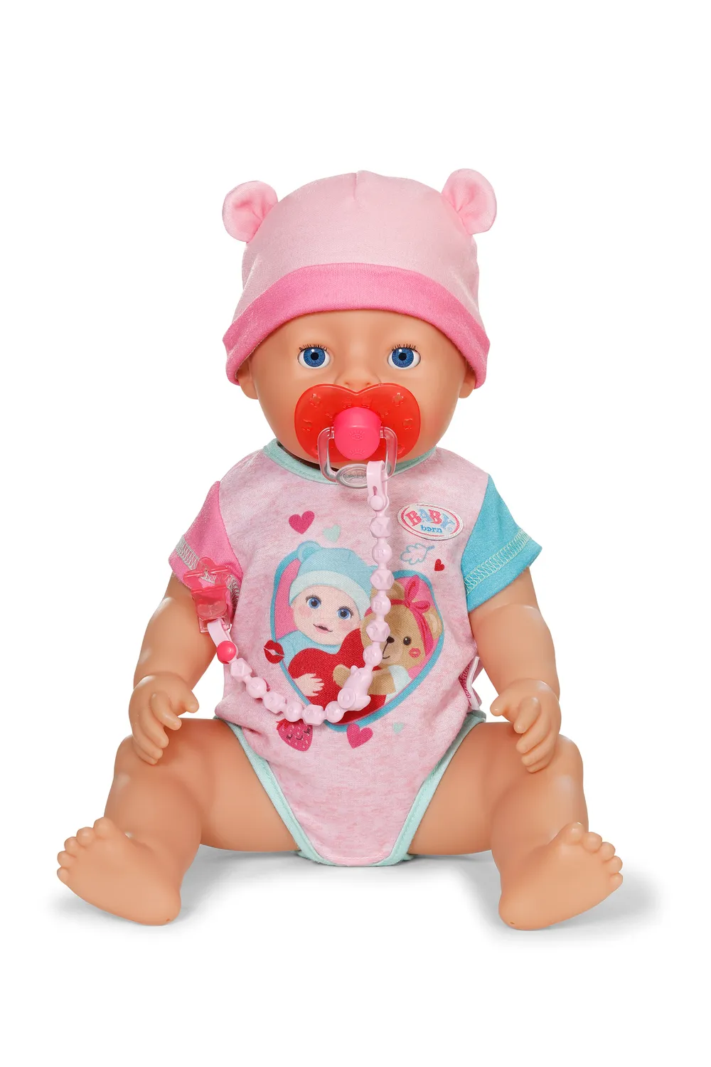 BABY born Dummy with Clip 2 assorted Puppenschnuller & -Schnullerhalterung – Bild 2