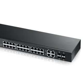 Zyxel Switch smart managed Layer2 28 Port • 24x 1 GbE • 4x 1 Gb Combo • 19″ • Lüfterlos • NebulaFlex • GS1920-24V2 Zyxel Switch smart managed Layer2 28 Port • 24x 1 GbE • 4x 1 Gb Combo • 19″ • Lüfterlos • NebulaFlex • GS1920-24V2