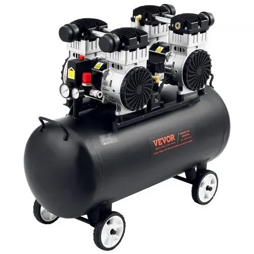 VEVOR-Luftkompressor, 20 Gallonen Stahltank, 4 PS, 14,6 CFM bei 90 PSI, ölfreier Luftkompressor und max. 125 PSI Druck, 78 dB ultraleiser tragbarer Kompressor, für Autoreparatur, Reifenbefüllung, Spritzlackierung – Bild 8