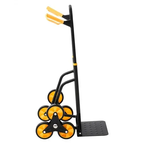 VEVOR Treppensackkarre klappbar, Sackkarre 200 kg Tragkraft, Treppensteiger mit 6 Rädern & 2 Spanngurten, Transportkarre, Treppenkarre, Stapelkarre, ideal für Haushalt, Einkauf & Lager – Bild 10