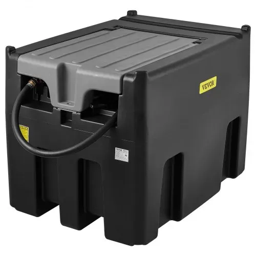 VEVOR Tragbarer Dieseltank 439,11 L Mobile Tankanlage Schwarz Dieseltankstelle 140 W Tankstation Dieseltank 2600 U/min Transporttank 12 V – Bild 8