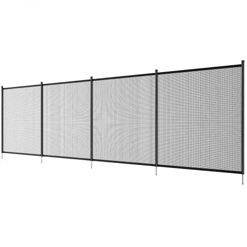 VEVOR Poolzaun, 1,21 x 3,66 m abnehmbarer Kindersicherheits-Poolzaun, einfache DIY-Installation, Schwimmbadzaun, 340 g Teslin-PVC-Poolzaunnetz, schützt Kinder und Haustiere – Bild 10