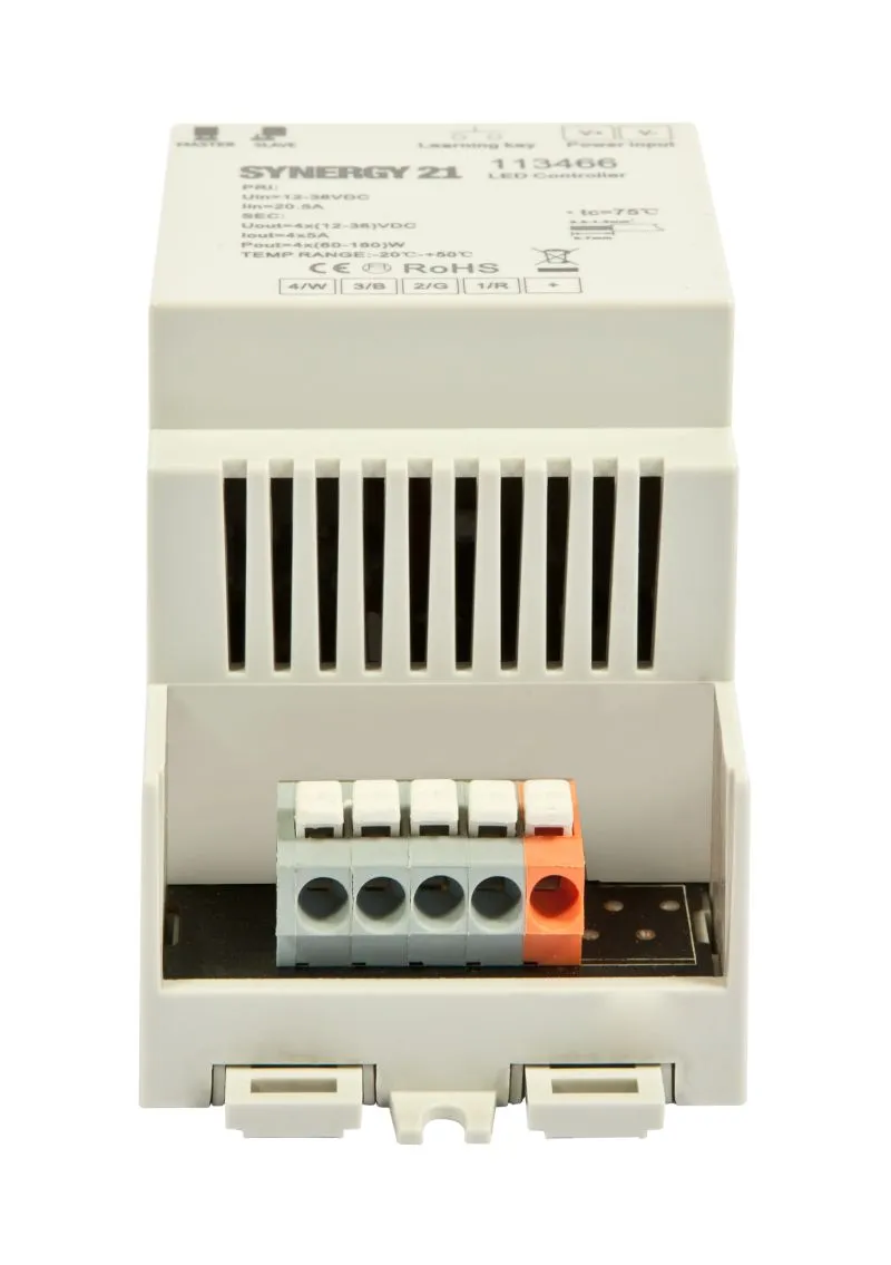 Synergy 21 LED Serie EOS 05 4-Kanal Controller + Hutschiene – Bild 2