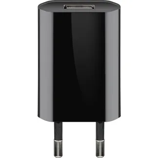 USB-Ladegerät 1 A (5W) schwarz USB-Ladegerät 1 A (5W) schwarz