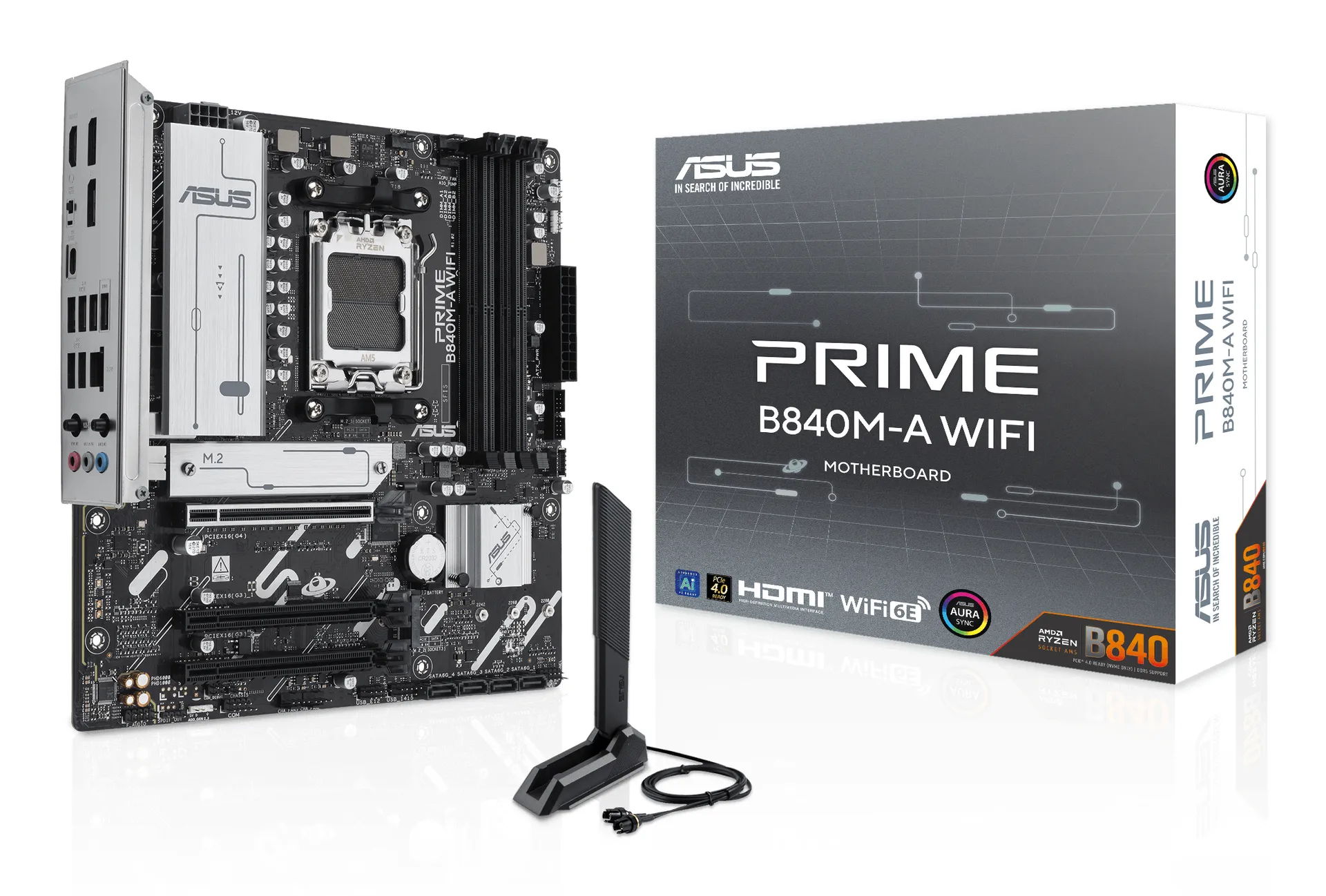 ASUS PRIME B840M-A WIFI AMD B840 Sockel AM5 micro ATX ASUS PRIME B840M-A WIFI AMD B840 Sockel AM5 micro ATX