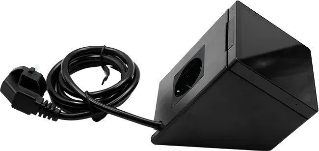 Shelly · Unterputz Zubehör ·Wall Display · Stand Socket · Schwarz – Bild 7