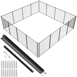 VEVOR Poolzaun, 1,21 x 14,63 m, abnehmbarer Kindersicherheits-Poolzaun, einfache DIY-Installation, Schwimmbadzaun, 340 g Teslin-PVC-Poolzaunnetz, schützt Kinder und Haustiere VEVOR Poolzaun, 1,21 x 14,63 m, abnehmbarer Kindersicherheits-Poolzaun, einfache DIY-Installation, Schwimmbadzaun, 340 g Teslin-PVC-Poolzaunnetz, schützt Kinder und Haustiere