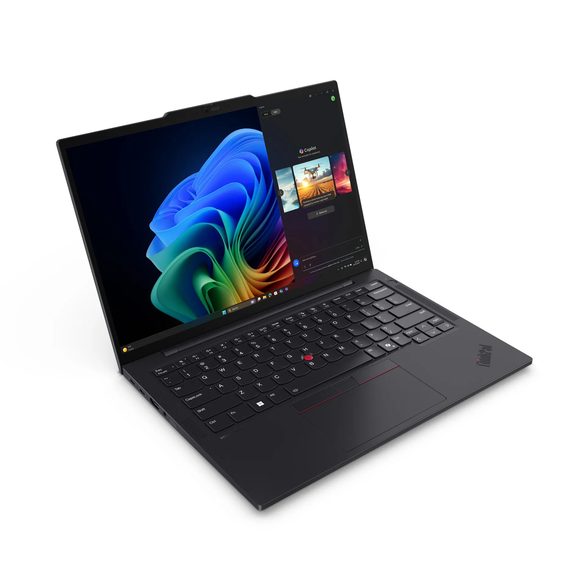 Lenovo ThinkPad T14s Gen 6 (AMD) Copilot+ PC AMD Ryzen AI 7 350 Laptop 35,6 cm (14") WUXGA 32 GB LPDDR5x-SDRAM 1 TB SSD Wi-Fi 7 (802.11be) Windows 11 Pro Deutsch Schwarz – Bild 4