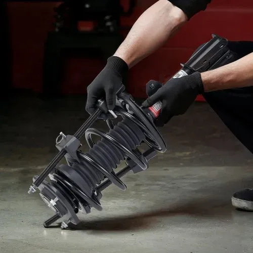 VEVOR Federbeinspanner 2 Stk. Hochleistungs-Schraubenfederspanner-Werkzeug mit 265 mm Reichweite, kompatibel mit 22 mm Sechskant-Stecknüssen, passend für Auto Lkw Motorrad Schwarz 1200 kg belastbar – Bild 7