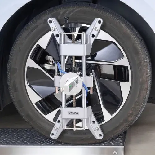 VEVOR Radklemme und Magnetadapter, 1 Stk. Radausrichtungswerkzeug aus Aluminiumlegierung für präzise Sturzlehre, passend für 11-25-Zoll-Felgen, magnetisches Reifenreparaturwerkzeug für Auto Lkw – Bild 7