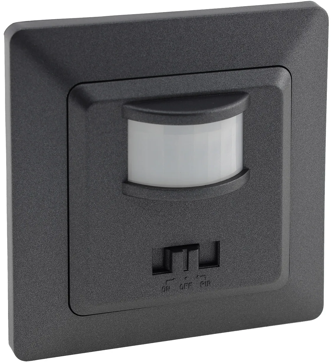 MILOS Bewegungsmelder 160°, anthrazit LED geeignet, 250V~, Unterputz, 3-Draht MILOS Bewegungsmelder 160°, anthrazit LED geeignet, 250V~, Unterputz, 3-Draht