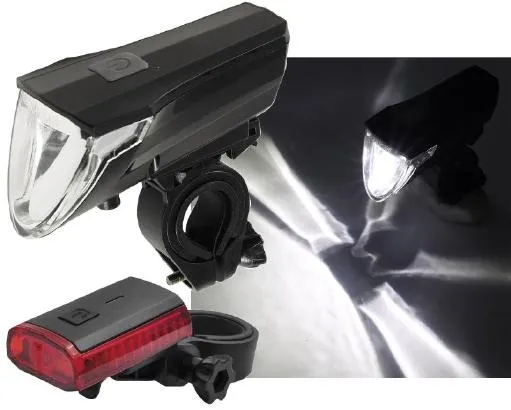 Fahrrad LED-Beleuchtungsset „CFL 60 pro“ 60Lux, StVZO zugelassen, Lithium-Akku Fahrrad LED-Beleuchtungsset „CFL 60 pro“ 60Lux, StVZO zugelassen, Lithium-Akku