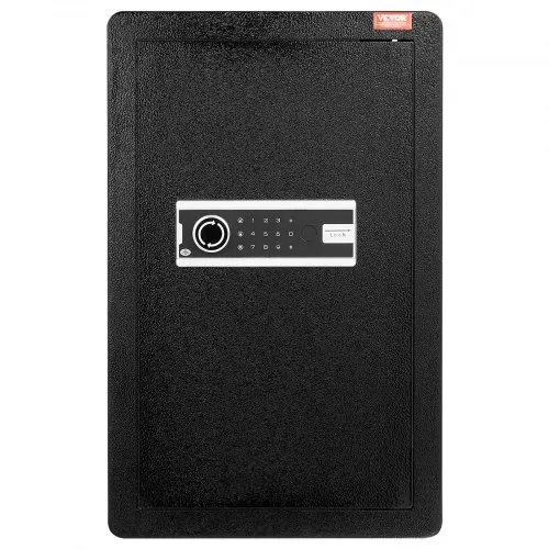 VEVOR Safe Tresor mit feuerfester Geldtasche, Einzeltür-Safe 99 L, 2 Trennwände, digitaler Möbeltresor mit Schlüssel und Code, Wertsachenbox für Geld, Schmuck und Medikamente, Geldtresor Schwarz – Bild 10