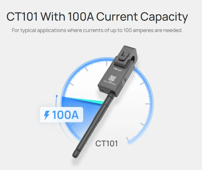 Milesight IoT Smart Current Transformer, CT101-868M LoRaWAN / 100A primary – Bild 4