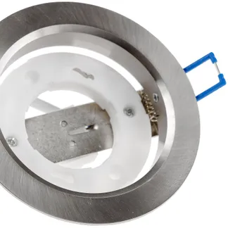 Einbaustrahler „CT-DS108“ Ø108mm GX53 Fassung, 230V, Aluminium gebürstet Einbaustrahler „CT-DS108“ Ø108mm GX53 Fassung, 230V, Aluminium gebürstet