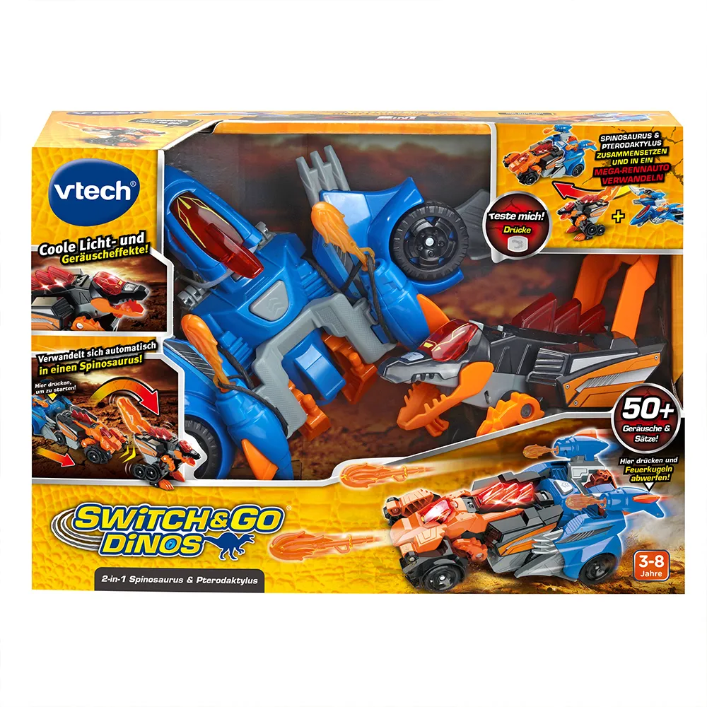VTech Switch & Go Dinos 2-in-1 Spinosaurus & Pterodaktylus – Bild 7