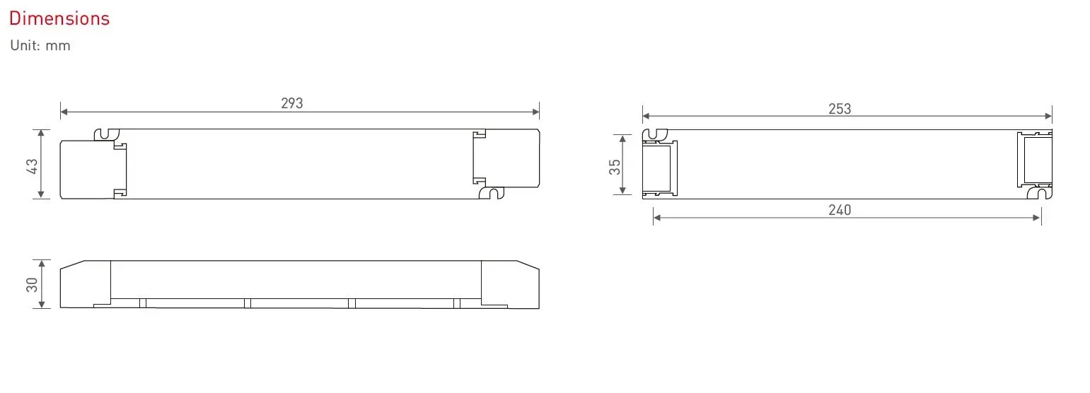 SELF Netzteil - 24V 120W IP20 TRIAC dim – Bild 2