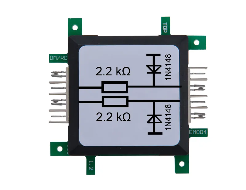 ALLNET Brick’R’knowledge Widerstand 2,2K doppelt Ohm mit Schutzdiode ALLNET Brick’R’knowledge Widerstand 2,2K doppelt Ohm mit Schutzdiode