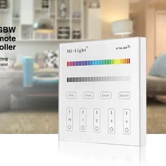 MiBoxer T3 LED Fernbedienung Smart Panel RGB/RGB-W 4 Zonen MiBoxer T3 LED Fernbedienung Smart Panel RGB/RGB-W 4 Zonen