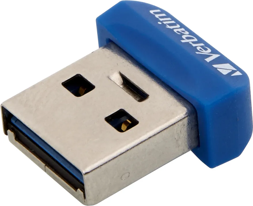 Verbatim Store ’n‘ Stay NANO – USB 3.0-Stick 64 GB – Blau Verbatim Store ’n‘ Stay NANO – USB 3.0-Stick 64 GB – Blau