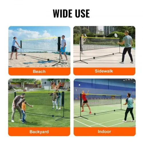 VEVOR 3m Badminton Netz Set Outdoor Tragbare Volleyball Pickleball Tennis Netz – Bild 5