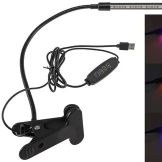 LED Pflanzenlampe “CT-PFL” Rot+Blau 1-fach, Klemmhalter, Kabel-FB LED Pflanzenlampe “CT-PFL” Rot+Blau 1-fach, Klemmhalter, Kabel-FB