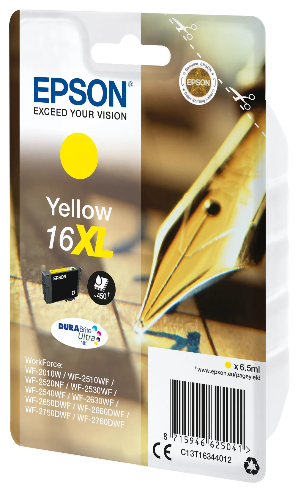 Epson Pen and crossword Singlepack Yellow 16XL DURABrite Ultra Ink – Bild 2