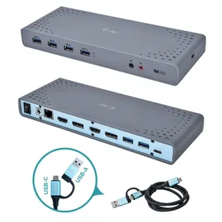 i-tec USB 3.0 / USB-C / Thunderbolt 3 Dual Display Docking Station i-tec USB 3.0 / USB-C / Thunderbolt 3 Dual Display Docking Station