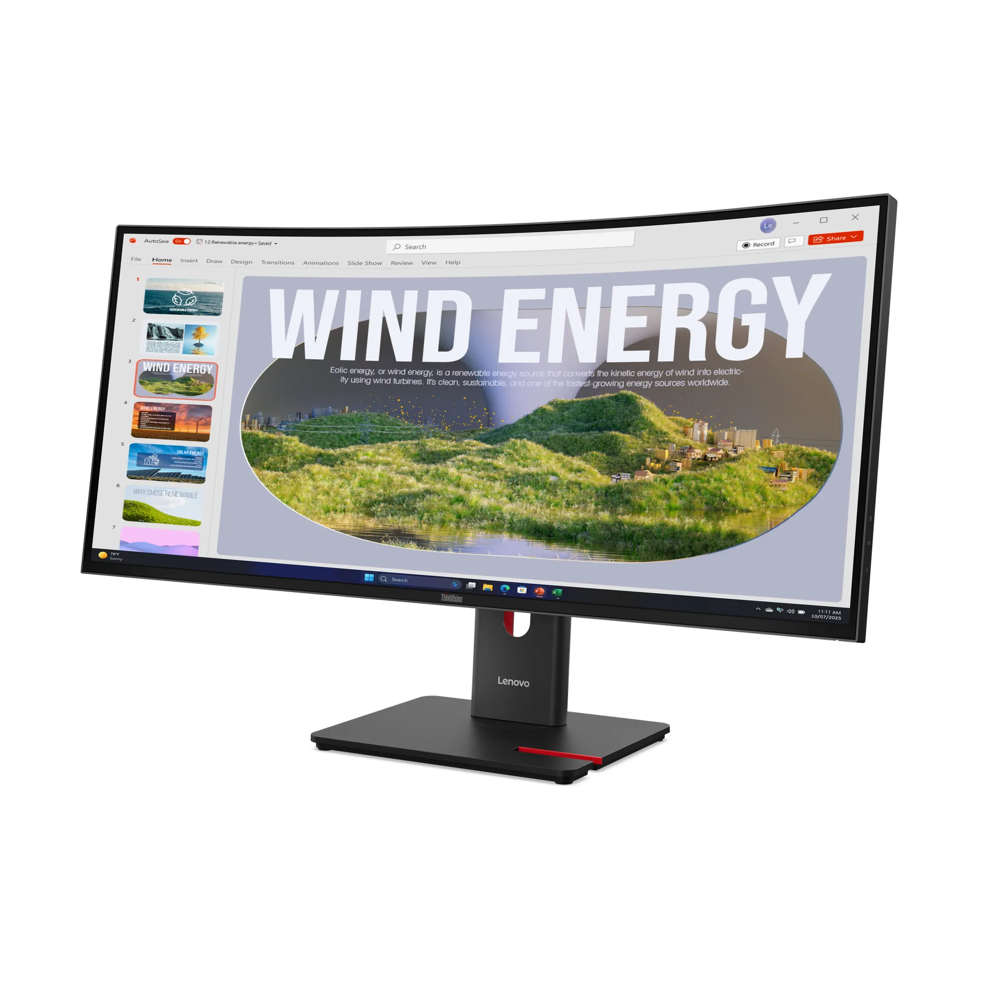 Lenovo ThinkVision T34WD-40 Monitor – Bild 2