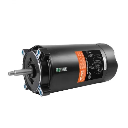 VEVOR 1,5 PS Poolpumpenmotor, 56J Rahmen, 115V(13,6 Ampere)/230V(6,8 Ampere) 3450 U/min, 60Hz, 1.3 Betriebsfaktor, 90μF/250V Kondensator, CCW Rotation Rundflansch Ersatzmotor – Bild 10