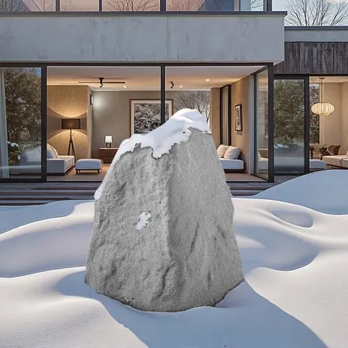 VEVOR Abdeckfelsen, Kunststeinabdeckung für den Außenbereich, realistisches Aussehen & nahtloses Design, leichter & wetterbeständiger Kunstfelsen für die Garten- & Hofdekoration, grau, Gr. M – Bild 7