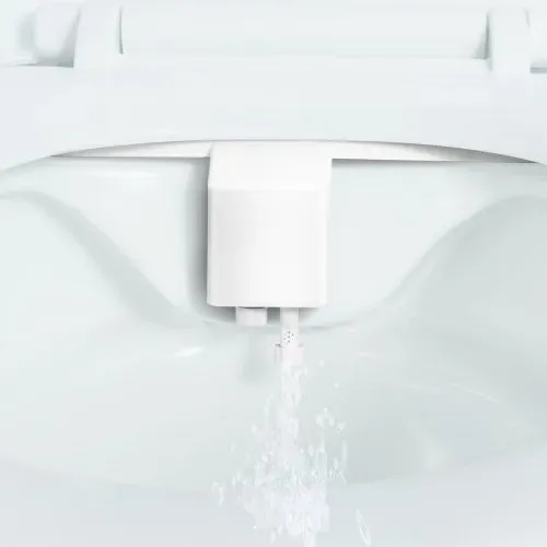 VEVOR Bidetaufsatz ultradünner Toilettensitz-Aufsatz mit 2 einziehbaren Düsen & einstellbarem Wasserdruck, nicht elektrischer Kaltwassersprüher für die Wasserwäsche vorne & hinten WC-Aufsatz – Bild 7