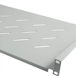 ALLNET 19″zbh. Fachboden, T400mm/1HE, Lichtgrau, Frontmontage, ALLNET 19″zbh. Fachboden, T400mm/1HE, Lichtgrau, Frontmontage,