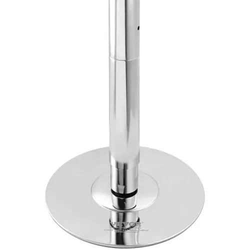 VEVOR Professionelle Tanzstange, Pole Dance Tragbare Tanzstange Profi ca. 222,6-282,4 cm Höhenverstellbare Abnehmbare Fitnessstange Spinning Fitness Silber, Tanzstange Fitnessstudios, Club, Party – Bild 8