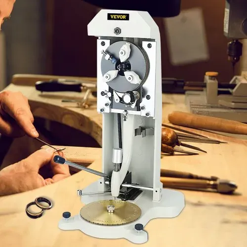 VEVOR Ring-Innengravurmaschine Innerhalb Ring Graviermaschine Machine (1,5–2,0 mm) 360° drehbare Backen, Standard-Buchstabenblock-Stempel, Schmuck-Gravurmaschine, doppelseitiges Zifferblatt – Bild 7