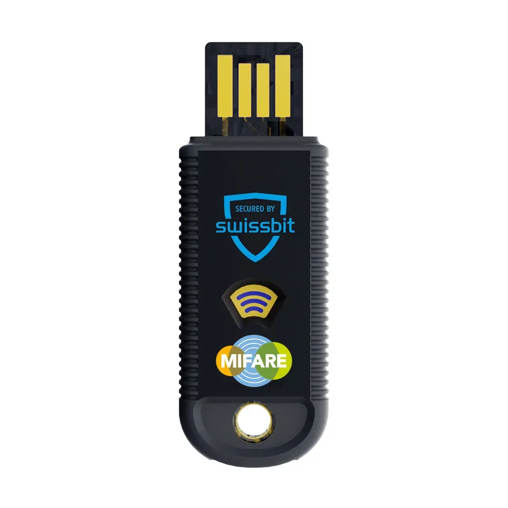 Swissbit iShield Key 1.1 FIDO2 USB-A + Mifare in Einzelverpackung – Bild 2