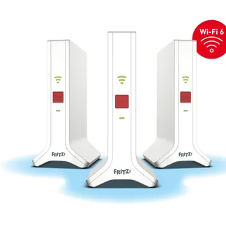 Mesh Set 4200 Dual-Band (2,4 GHz/5 GHz) Wi-Fi 6E (802.11ax) Rot, Weiß 2×2/4×4 Mesh Set 4200 Dual-Band (2,4 GHz/5 GHz) Wi-Fi 6E (802.11ax) Rot, Weiß 2×2/4×4