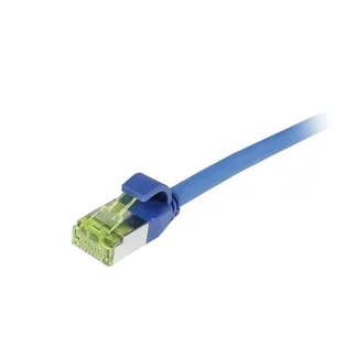 Patchkabel RJ45, CAT6A 500Mhz, 0.5m, blau, S-STP(S/FTP), slimline rund d=4,5mm, TPE/LSZH(Superflex), AWG28, mit CAT7 Rohkabel, Synergy 21 Patchkabel RJ45, CAT6A 500Mhz, 0.5m, blau, S-STP(S/FTP), slimline rund d=4,5mm, TPE/LSZH(Superflex), AWG28, mit CAT7 Rohkabel, Synergy 21