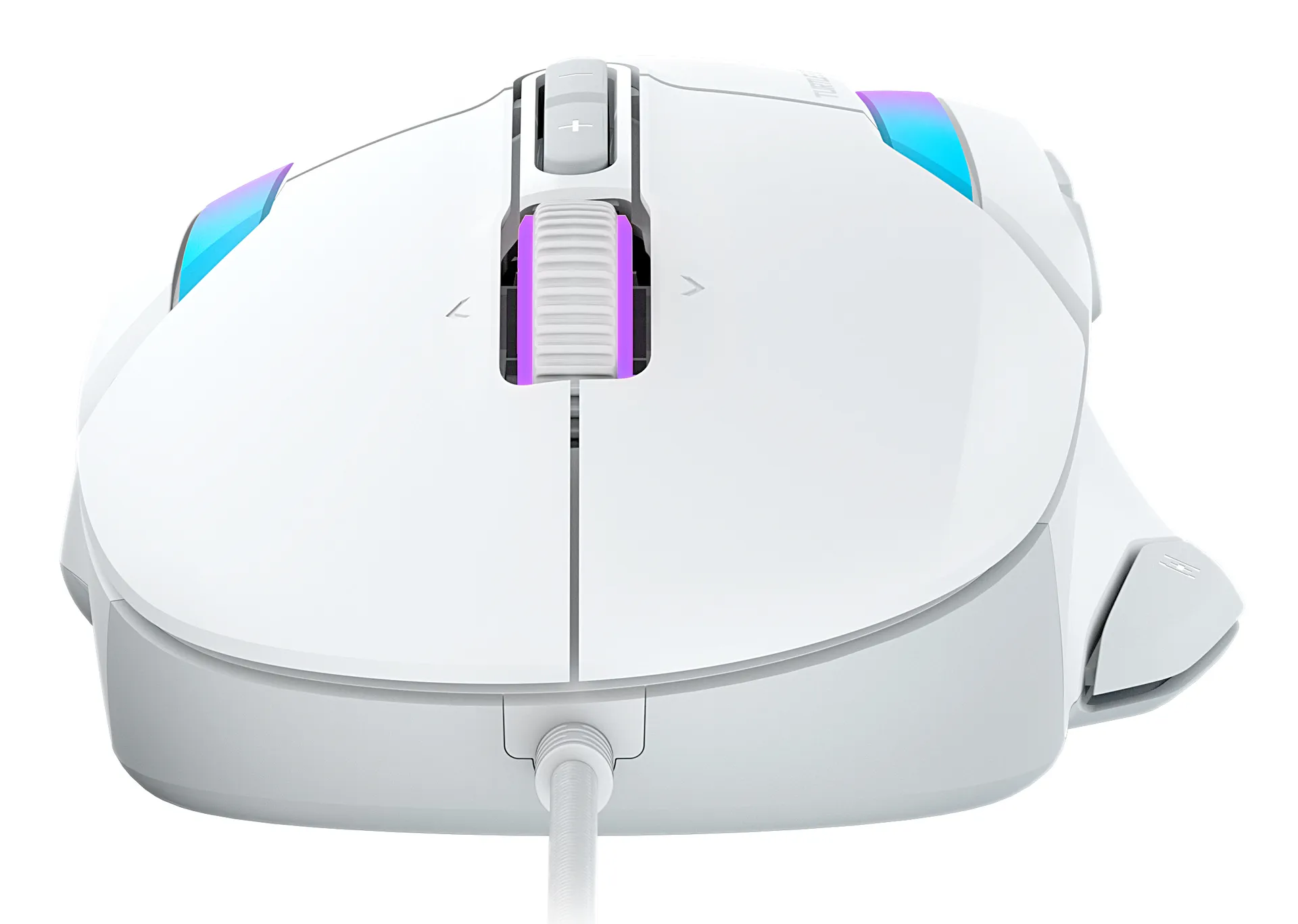 Turtle Beach Kone II – Ergonomische RGB-Gaming-Maus, 26K DPI Optischer Sensor, optische Schalter mit 100 Mio. Klick-Lebensdauer, 23 programmierbare Funktionen, 4D-Scroll-Rad, Weiß – Bild 5
