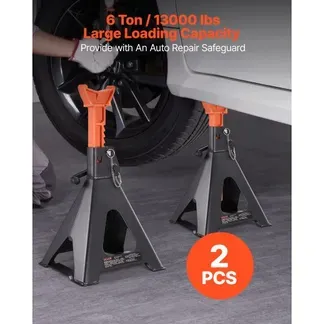 VEVOR Abstellböcke Unterstellböcke 6 t, Wagenheberständer 37-58 cm Höhenverstellbar, Stahlwagenbock mit Doppelverriegelung, zum Anheben von SUVs Pickups Pkw UTVs/ATVs, 1 Paar, 275 x 235 x 380 mm VEVOR Abstellböcke Unterstellböcke 6 t, Wagenheberständer 37-58 cm Höhenverstellbar, Stahlwagenbock mit Doppelverriegelung, zum Anheben von SUVs Pickups Pkw UTVs/ATVs, 1 Paar, 275 x 235 x 380 mm