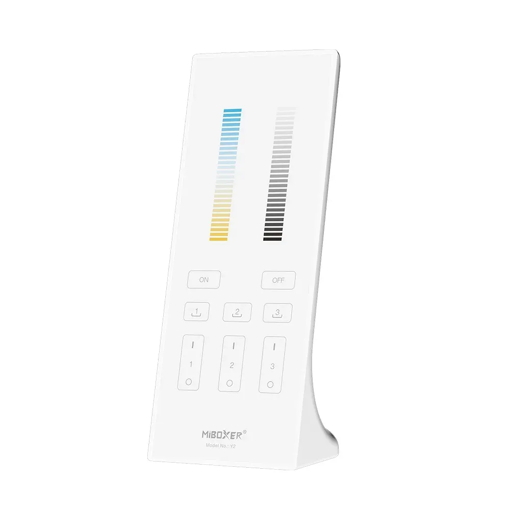 MiBoxer Y2-W LED Fernbedienung 2,4GHz dual white (CCT) 3 Zonen (w) MiBoxer Y2-W LED Fernbedienung 2,4GHz dual white (CCT) 3 Zonen (w)