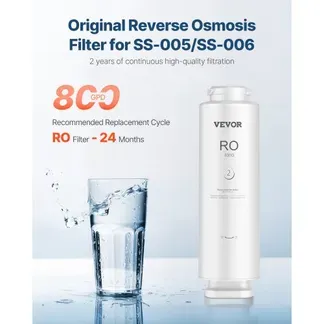 VEVOR Umkehrosmosesystem 800 GPD 11-stufiger Umkehrosmose-Wasserfilterersatz, RO-Filterkartusche für 24 Monate, reduziert Blei und Chlor, kompatibel mit SS-006 Untertisch-Wasserfilter VEVOR Umkehrosmosesystem 800 GPD 11-stufiger Umkehrosmose-Wasserfilterersatz, RO-Filterkartusche für 24 Monate, reduziert Blei und Chlor, kompatibel mit SS-006 Untertisch-Wasserfilter