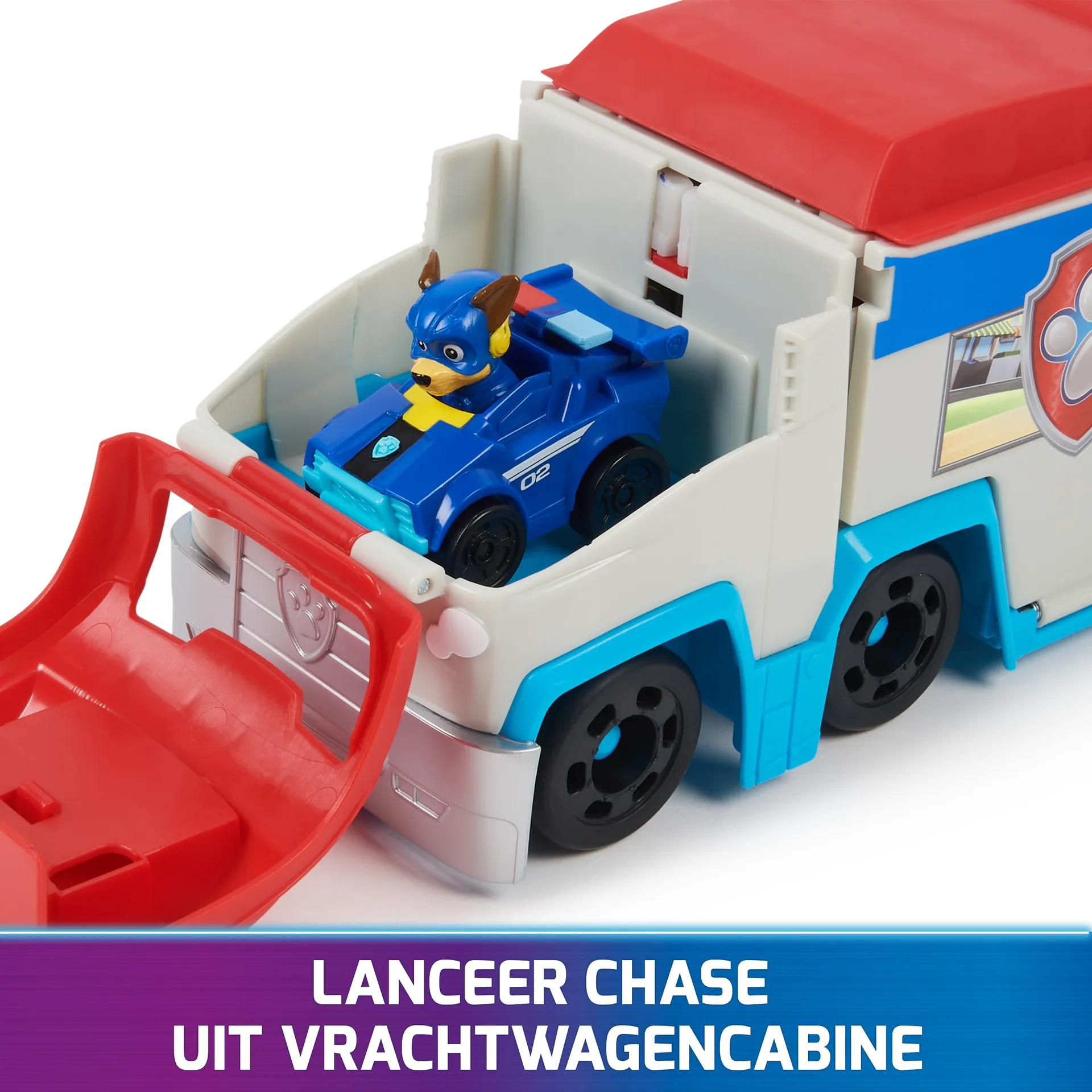 PAW Patrol , Pup Squad Patroller Teamfahrzeug mit Chase-Spielzeugauto – Bild 2