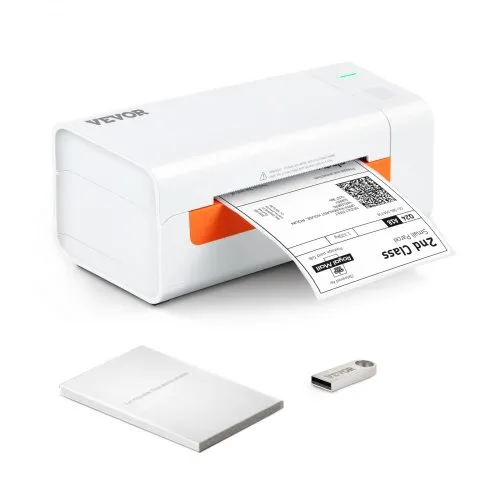 VEVOR Etikettendrucker Labeldrucker Thermodrucker 150 mm/s Etikettendrucker Versandetiketten Drucker Thermo-Direkt Etikettendruckgerät Usb VEVOR Etikettendrucker Labeldrucker Thermodrucker 150 mm/s Etikettendrucker Versandetiketten Drucker Thermo-Direkt Etikettendruckgerät Usb