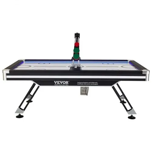 VEVOR luftbetriebener Hockeytisch, Indoor-Hockeytisch für Kinder und Erwachsene, LED-Sporthockeyspiel mit 2 Pucks, 2 Schiebern und elektronischem Punktesystem, Arcade-Gaming-Set für Spielzimmer – Bild 9