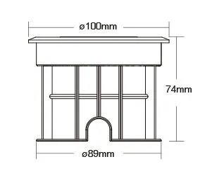 MiBoxer SYS-RD1 LED Subordinate Bodeneinbaustrahler 5W RGB-WW (RGB-CCT) mit Funk und WLAN – Bild 2