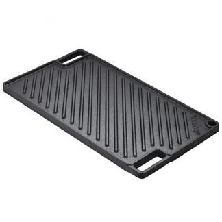 VEVOR Gusseisen Grillplatte BBQ Wendeplatte 425x246x16mm Grill-Zubehör Pro VEVOR Gusseisen Grillplatte BBQ Wendeplatte 425x246x16mm Grill-Zubehör Pro