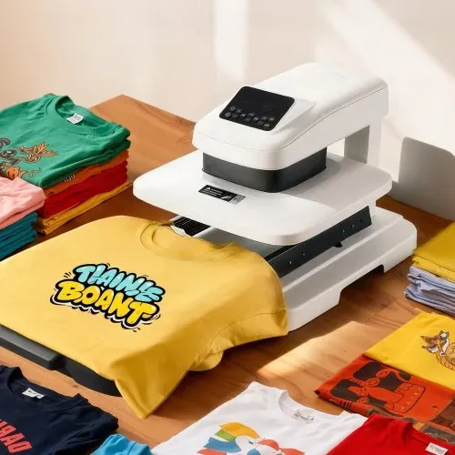 VEVOR automatische Hitzepresse (38 x 38 cm) T-Shirt-Presse mit automatischer Freigabe & einstellbarem Druck, Digitalanzeige, Transferpresse für Sublimation Vinyl Wärmeübertragungsprojekte, Weiß – Bild 7