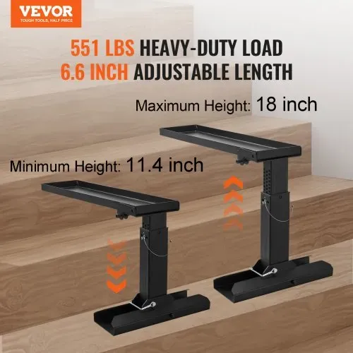 VEVOR Leiternivellierer, 594,36 x 289,5-457,2 mm, Leiterstabilisator für Stahlleitern, zusammenklappbarer Leiterbein-Leveler, einfach zu verwendender Beinstabilisator, Zubehör für Ausziehleitern VEVOR Leiternivellierer, 594,36 x 289,5-457,2 mm, Leiterstabilisator für Stahlleitern, zusammenklappbarer Leiterbein-Leveler, einfach zu verwendender Beinstabilisator, Zubehör für Ausziehleitern